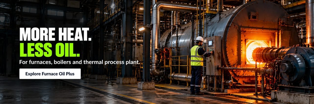 More heat, less oil. For furnaces, boilers and process heat.