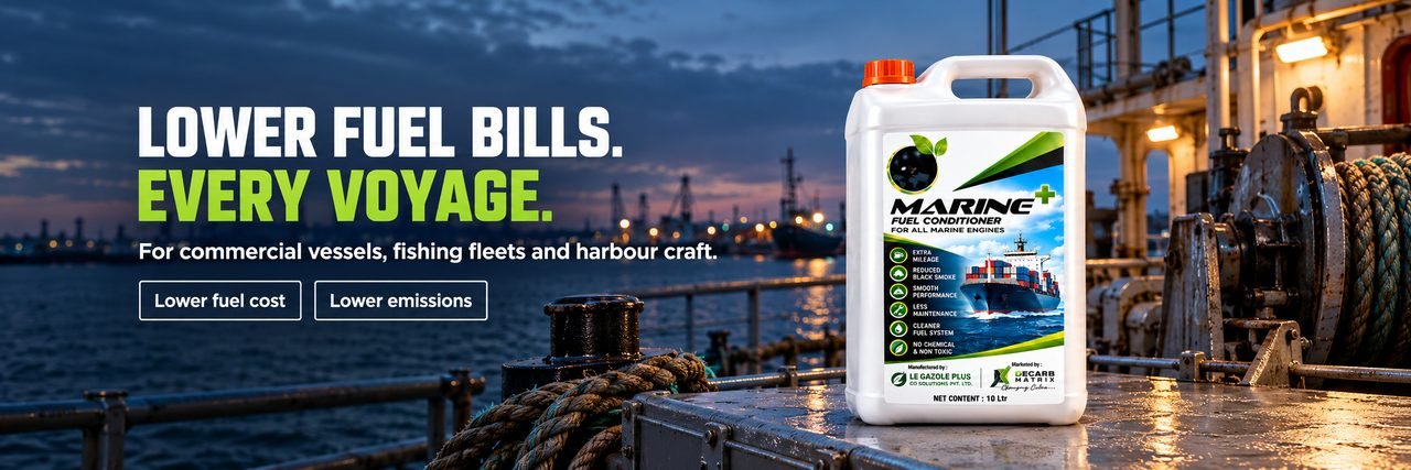 Lower fuel cost on every voyage. For vessels and harbour craft.
