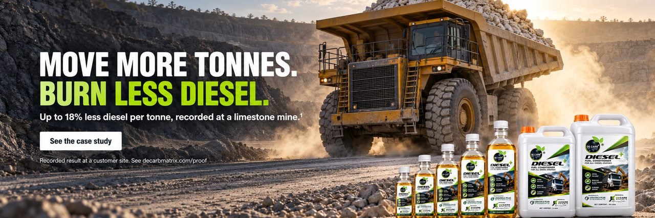Move more tonnes, burn less diesel. For mining and construction fleets.
