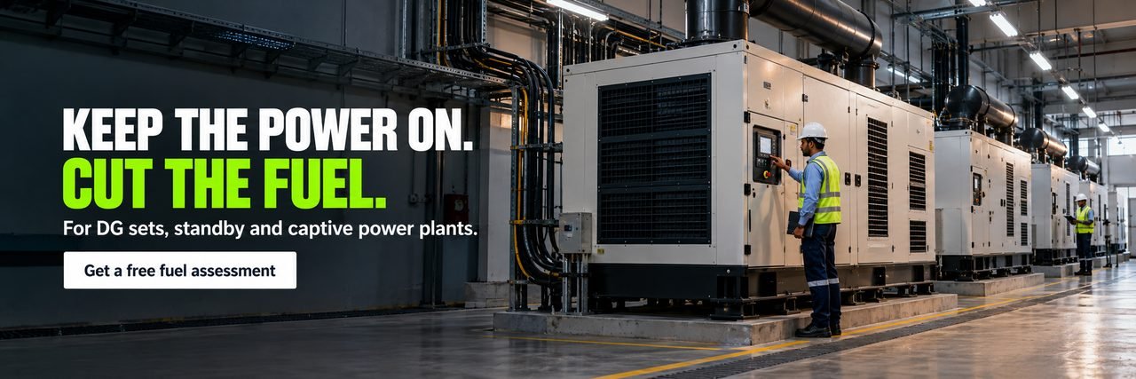 Power on, fuel down. For diesel generating sets.